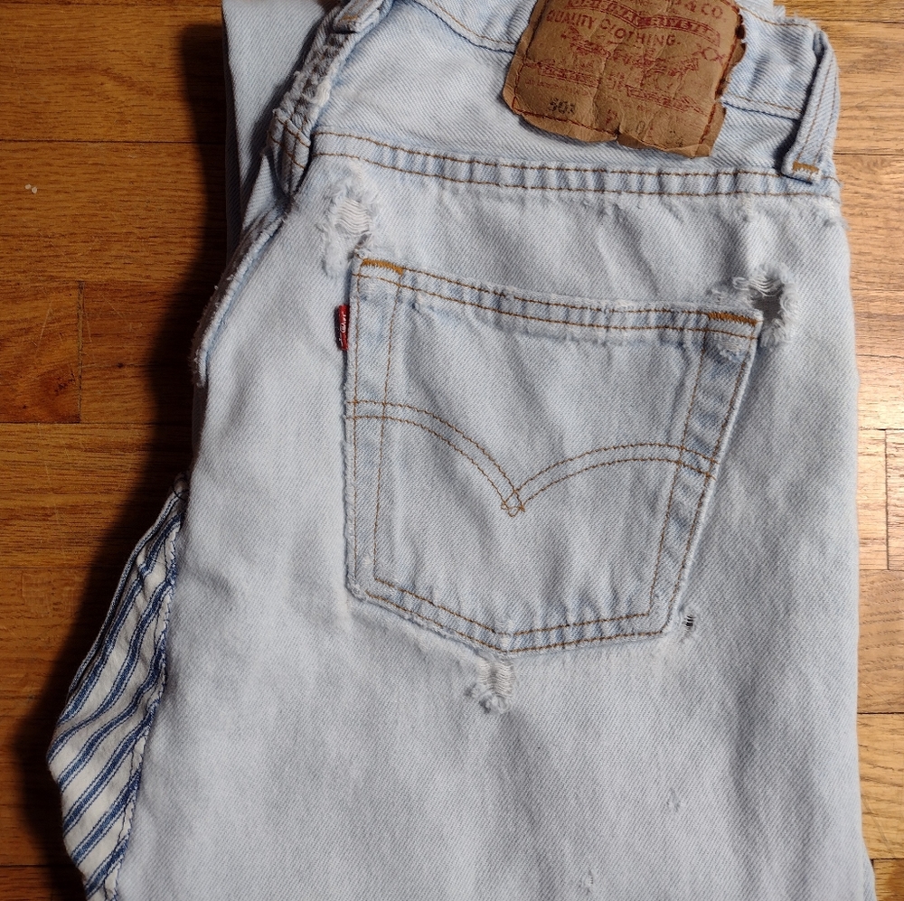 Vintage Levi's 501s Distressed Jeans
